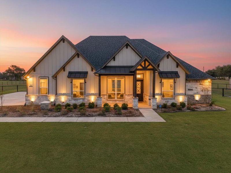 Front exterior of a new home in , Decatur, TX, highlighting curb appeal (Image 2).