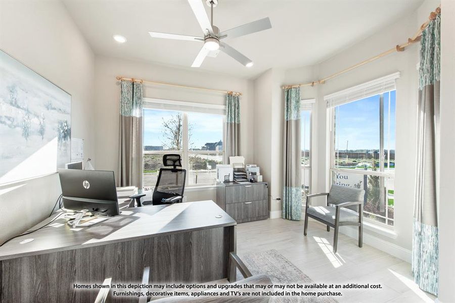 Furnished interior view inside a new home in Abe's Landing, Granbury (Image 6).