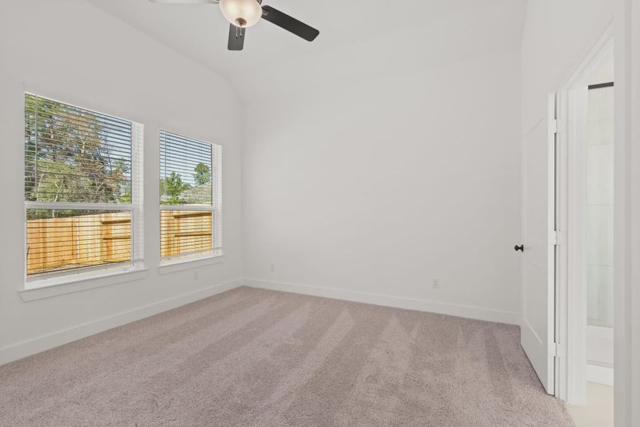 Representative unfurnished interior of a home built from the Toronto by Chesmar Homes in Stillwater Ranch, Buda (Image 15).