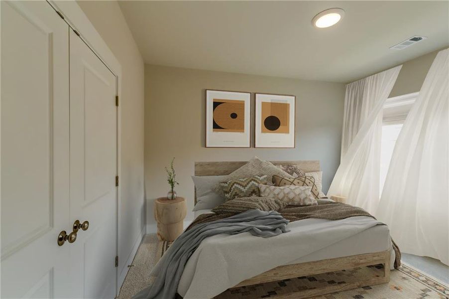 Furnished interior view inside a new home in Traditions of Braselton, Jefferson (Image 5).
