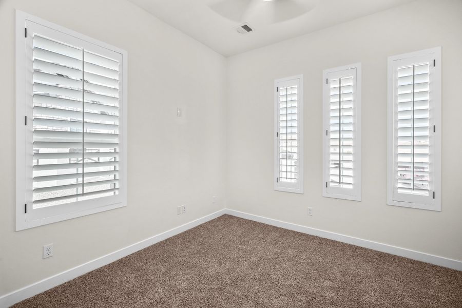 Representative unfurnished interior of a home built from the Scottsdale by LEH. Homes in Verdancia, El Paso (Image 97).