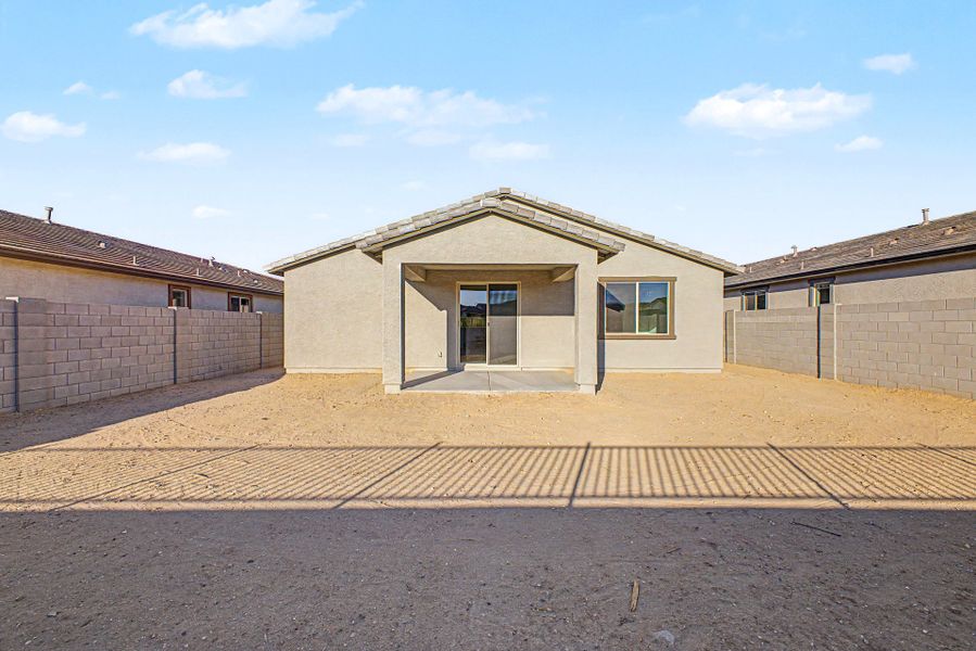 Exterior details and patio area of a home in Frontera, Surprise (Image 3). Exterior details and patio area of a home in Frontera, Surprise (Image 3).