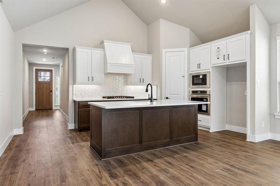 Furnished interior view inside a new home in Painted Tree Woodland West, McKinney (Image 9).
