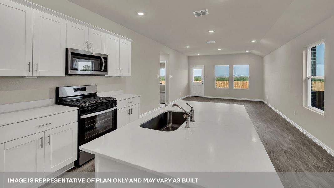 Furnished interior view inside a new home in Whisper South, San Marcos (Image 12).
