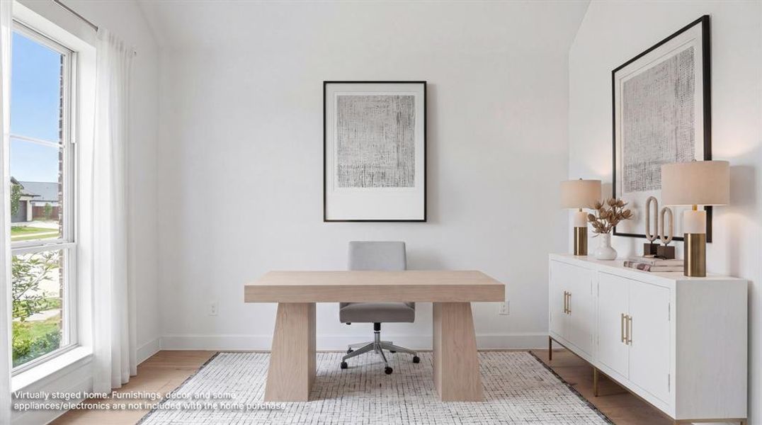 Furnished interior view inside a new home in Meraki, Forney (Image 12).
