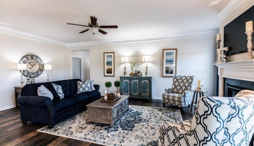 Furnished interior view inside a new home in Jones Ridge, Dallas (Image 14).