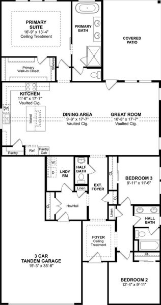 The Tacoma floor plan by K. Hovnanian® Homes. 1st Floor shown. *Prices, plans, dimensions, features, specifications, materials, and availability of homes or communities are subject to change without notice or obligation.