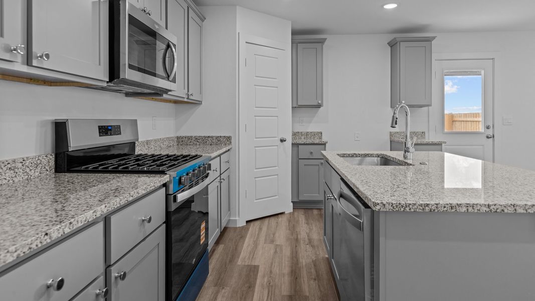 Representative furnished interior of a home built from the The Nova by D.R. Horton in Terra Vista, Lubbock (Image 5). Representative furnished interior of a home built from the The Nova by D.R. Horton in Terra Vista, Lubbock (Image 5).