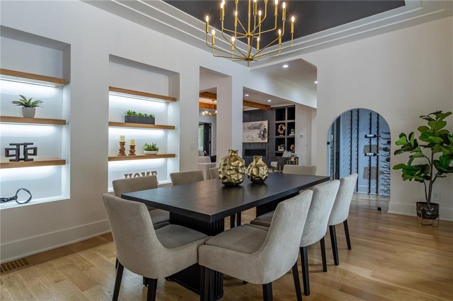 Furnished interior view inside a new home in , Brookhaven (Image 33).