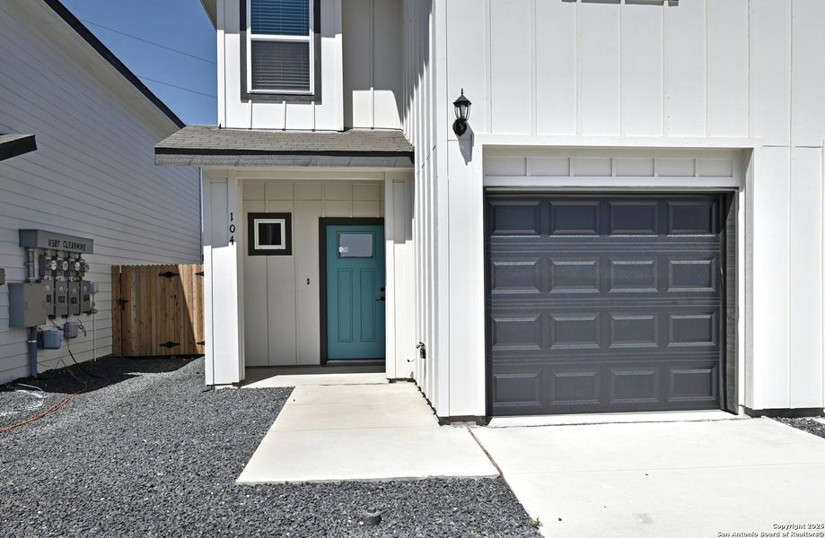 Front exterior of a new home in , San Antonio, TX, highlighting curb appeal (Image 26).
