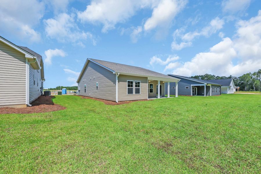 Representative exterior photo of a completed home built from the Bailey II by Great Southern Homes in Oak Grove, Conway, SC (Image 29). Representative exterior photo of a completed home built from the Bailey II by Great Southern Homes in Oak Grove, Conway, SC (Image 29).