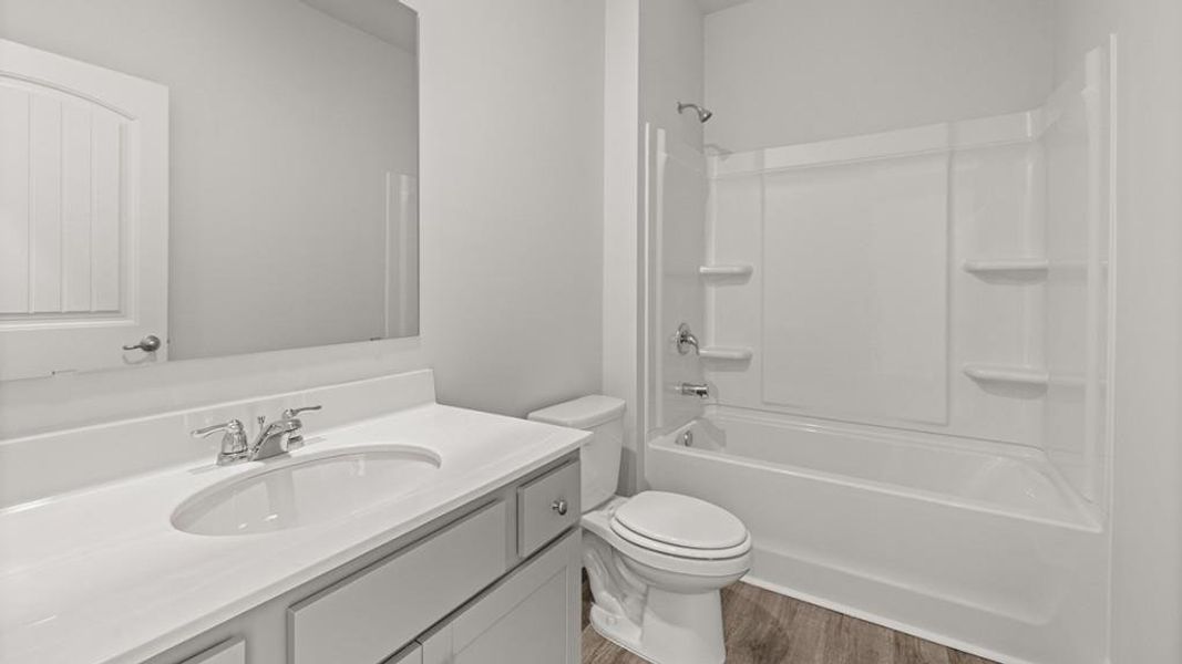 Furnished interior view inside a new home in South Wind, Union City (Image 9).