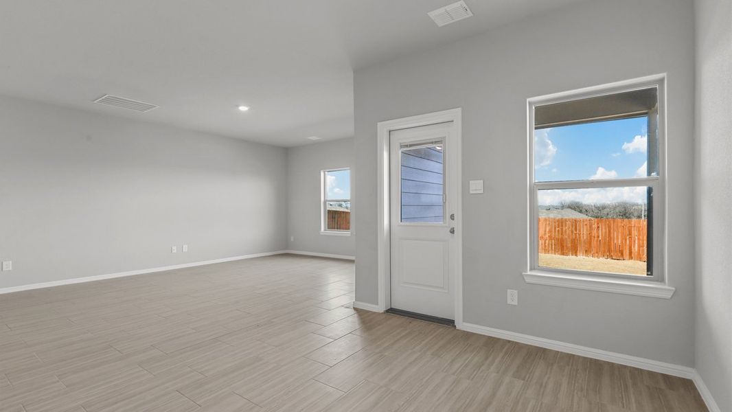 Representative unfurnished interior of a home built from the Midland by D.R. Horton in The Hills at Reunion, Newark (Image 14). Representative unfurnished interior of a home built from the Midland by D.R. Horton in The Hills at Reunion, Newark (Image 14).