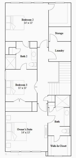 2D floor plan layout of this home in Bridgeland: Urban Villas, Cypress, TX (Image 3). 2D floor plan layout of this home in Bridgeland: Urban Villas, Cypress, TX (Image 3).