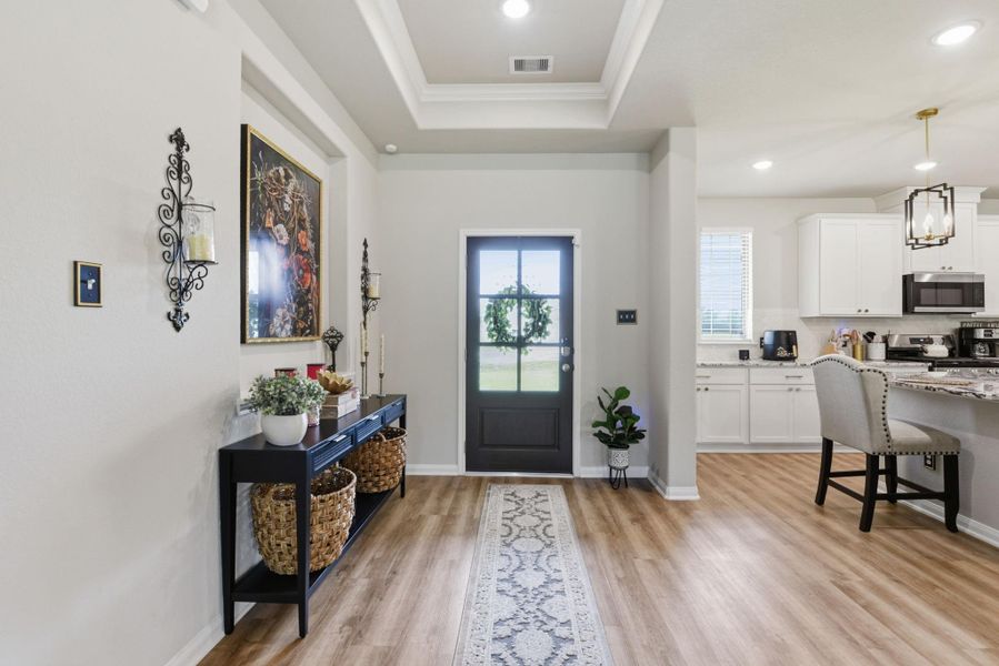 Furnished interior view inside a new home in , Cleveland (Image 7).