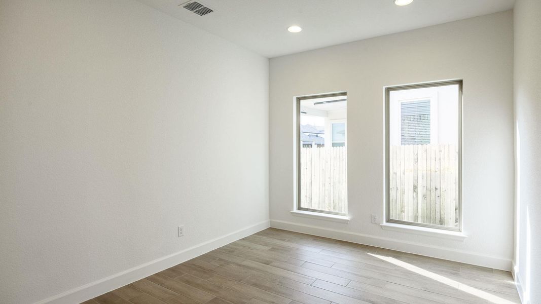 Spacious, unfurnished interior of a new home in Santa Rita Ranch 50', Liberty Hill (Image 10). Spacious, unfurnished interior of a new home in Santa Rita Ranch 50', Liberty Hill (Image 10).
