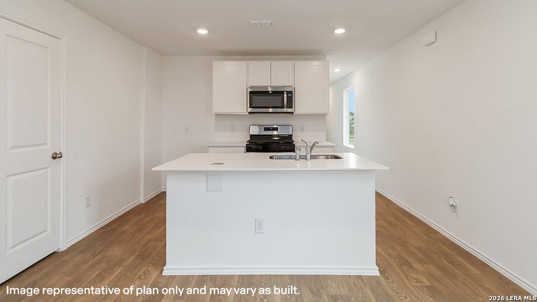 Furnished interior view inside a new home in Blue Ridge Ranch, San Antonio (Image 3).