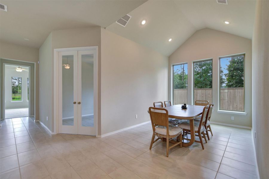 Furnished interior view inside a new home in The Highlands, Porter (Image 17).