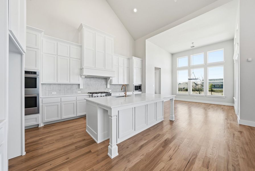 Furnished interior view inside a new home in Park Place - 80' Lots, Prosper (Image 6). Furnished interior view inside a new home in Park Place - 80' Lots, Prosper (Image 6).