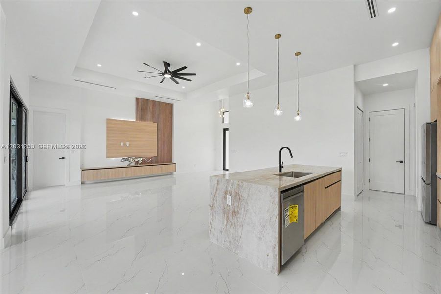 Furnished interior view inside a new home in , Cape Coral (Image 10).