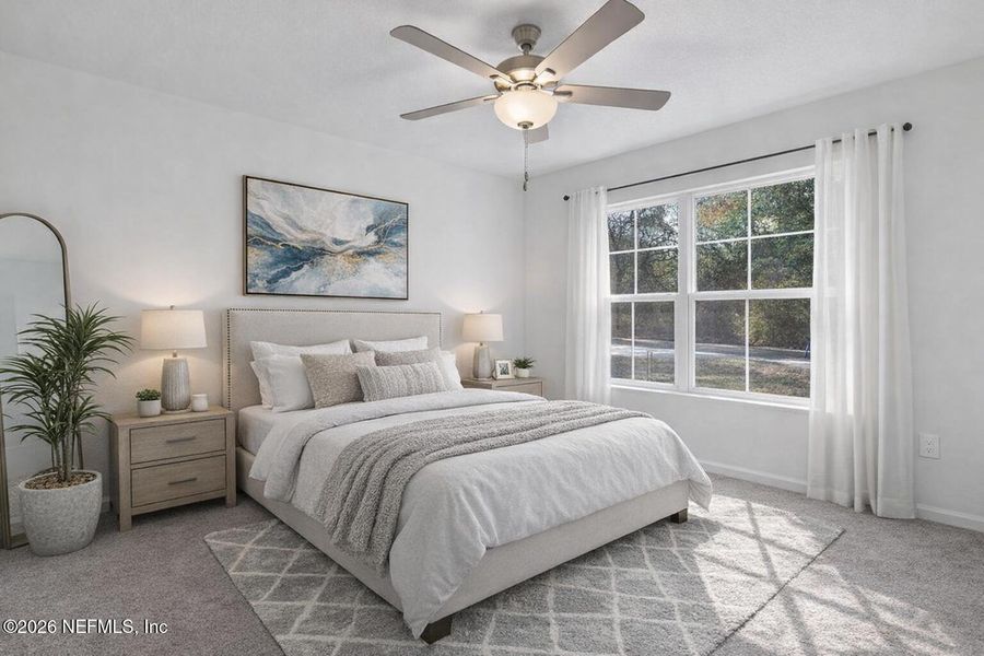 Furnished interior view inside a new home in , Jacksonville (Image 8).