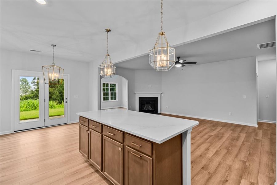 Furnished interior view inside a new home in Fieldstone, Lexington (Image 10).