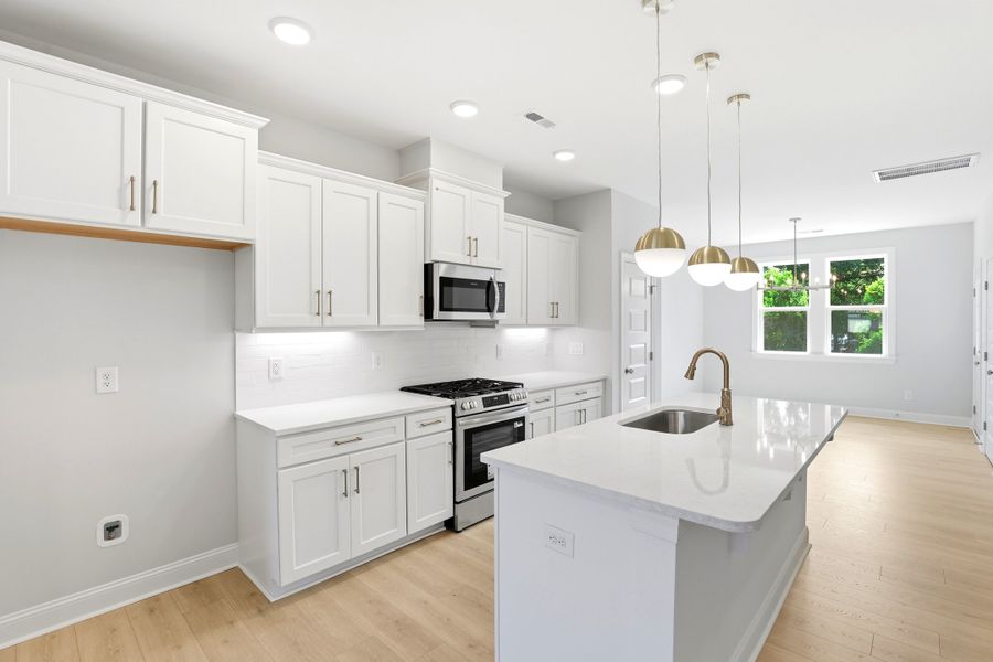 Representative furnished interior of a home built from the The Lofton by RobuckHomes in Downtown Wilmington Collective, Wilmington (Image 44).