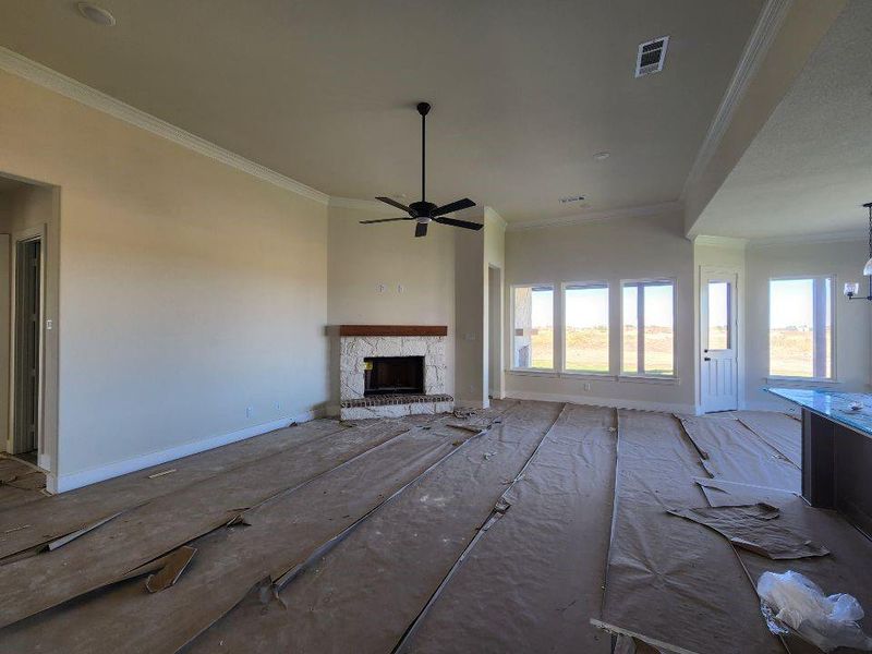 In-progress construction of a new home in Rocky Top, Krum, TX (Image 12). In-progress construction of a new home in Rocky Top, Krum, TX (Image 12).