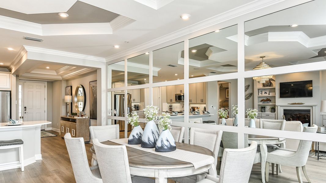 Furnished interior view inside a new home in Esplanade by the Islands Coach Homes, Naples (Image 9).