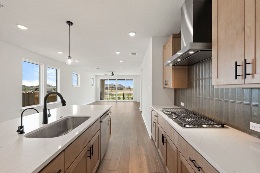 Furnished interior view inside a new home in Flora, Hutto (Image 8).