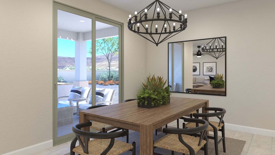 Dining Room | Monument | The Villages at North Copper Canyon – Valley Series | New homes in Surprise, Arizona | Landsea Homes