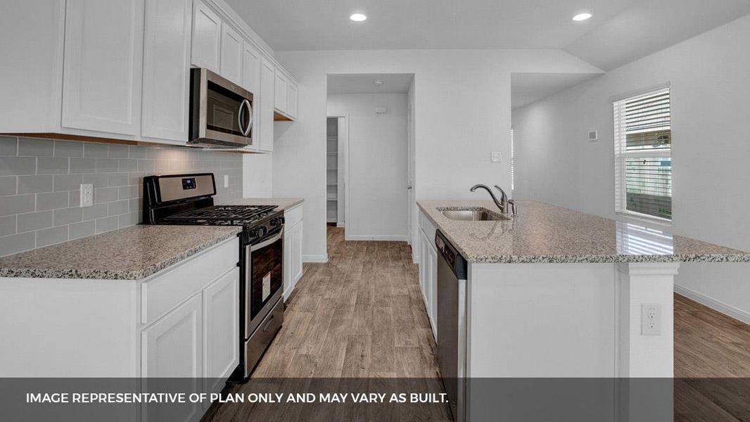 Furnished interior view inside a new home in Southgrove, Kyle (Image 7).