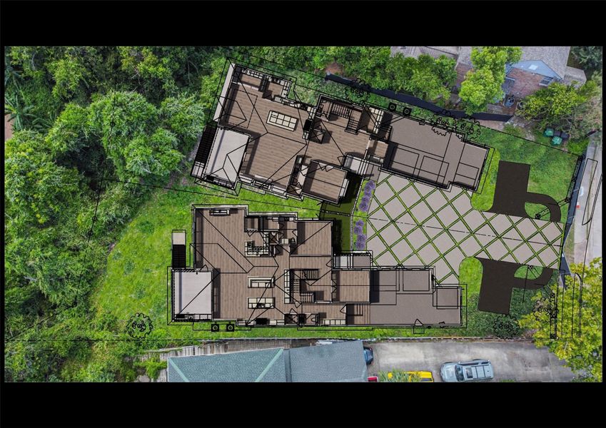 The gated shared driveway offers a large motor court entry to easily access each home's 3 car garage. The subject is situated on 8800+ sqft of land overlooking a ravine and includes 4600+sqft of living space zoned to Travis Elementary. The gated shared driveway offers a large motor court entry to easily access each home's 3 car garage. The subject is situated on 8800+ sqft of land overlooking a ravine and includes 4600+sqft of living space zoned to Travis Elementary.