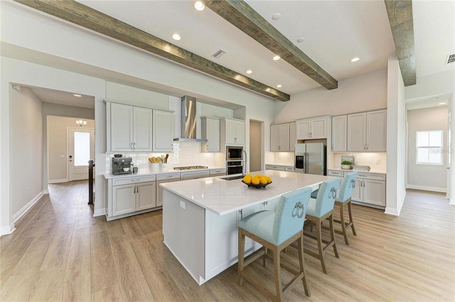 Furnished interior view inside a new home in Oakfield, Parrish (Image 4). Furnished interior view inside a new home in Oakfield, Parrish (Image 4).
