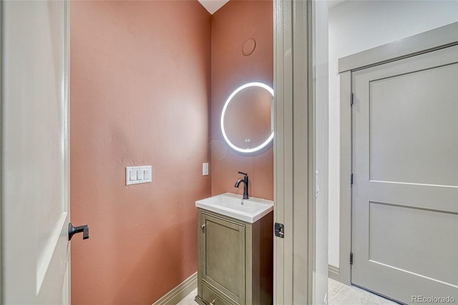 This is a main level 1/2 bath for guests and convenience.