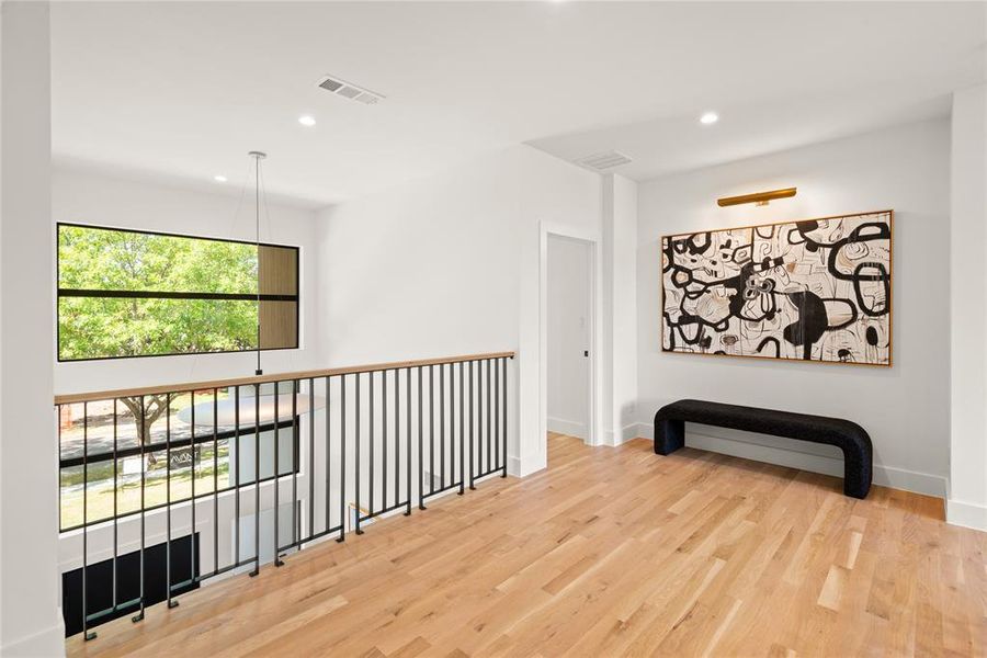 Furnished interior view inside a new home in , Dallas (Image 21).