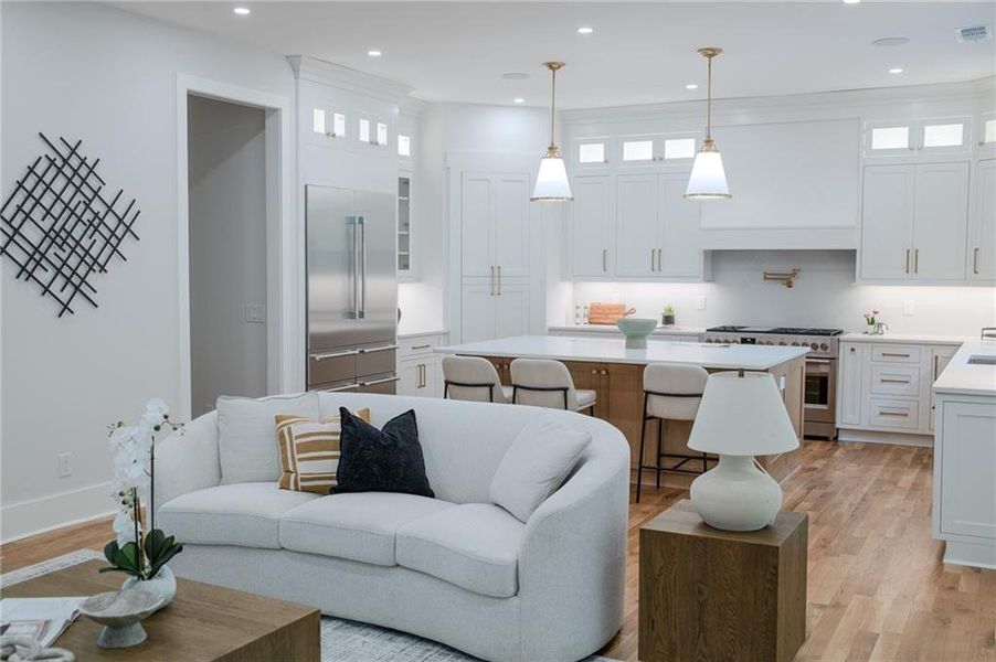 Furnished interior view inside a new home in , Atlanta (Image 17).