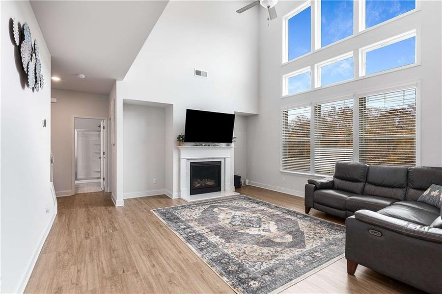 Furnished interior view inside a new home in Carmichael Farms, Canton (Image 12).