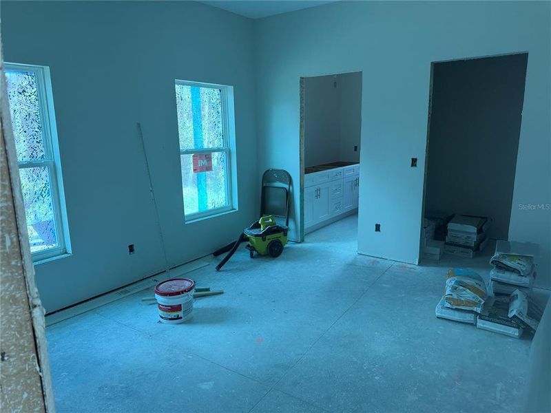 In-progress construction of a new home in , Webster, FL (Image 6).