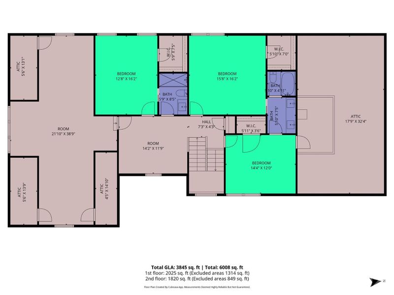 2D floor plan layout of this home in , Statesville, NC (Image 7). 2D floor plan layout of this home in , Statesville, NC (Image 7).