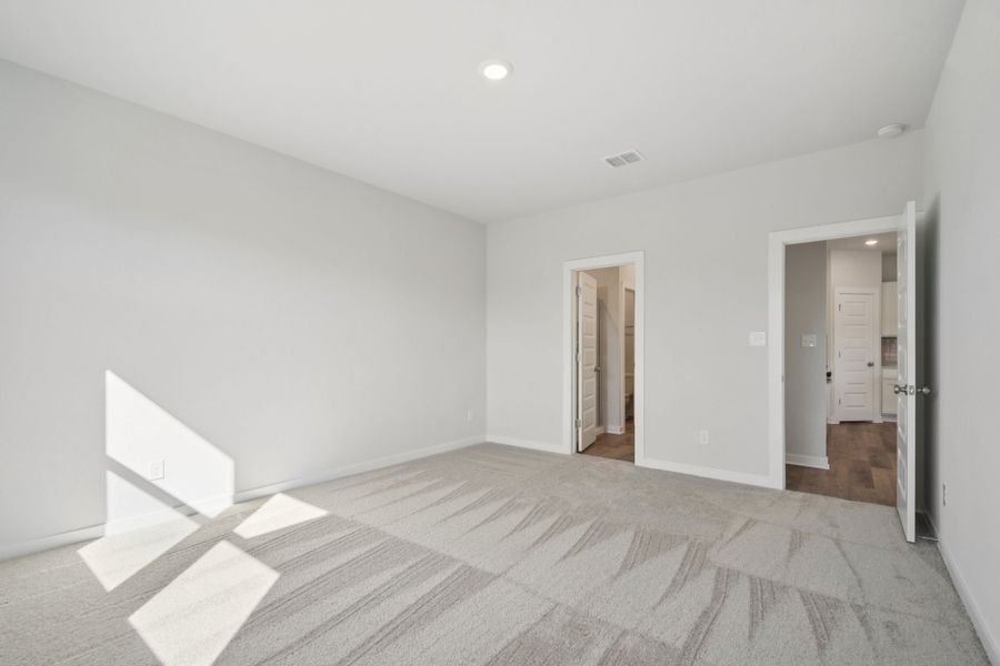 A room with white walls.