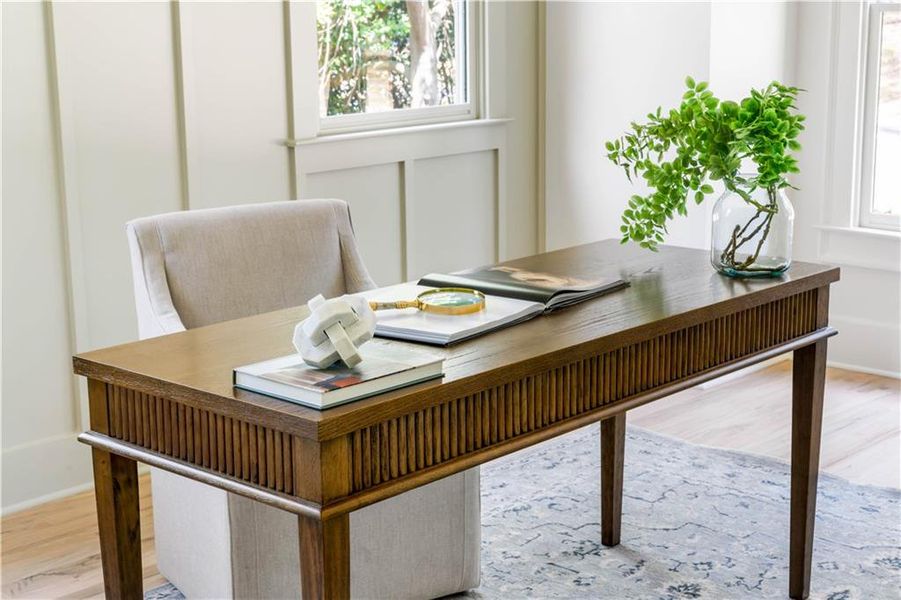 Furnished interior view inside a new home in , Marietta (Image 42).