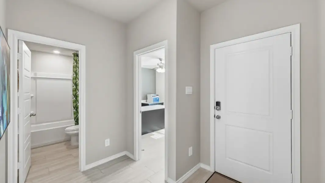 Furnished interior view inside a new home in Hadley Farms, Godley (Image 30).