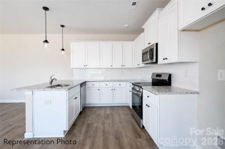 Furnished interior view inside a new home in , Shelby (Image 4).