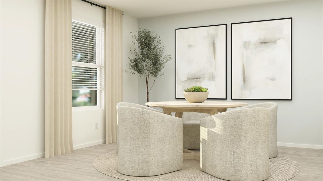 Furnished interior view inside a new home in Synova, Crosby (Image 12).