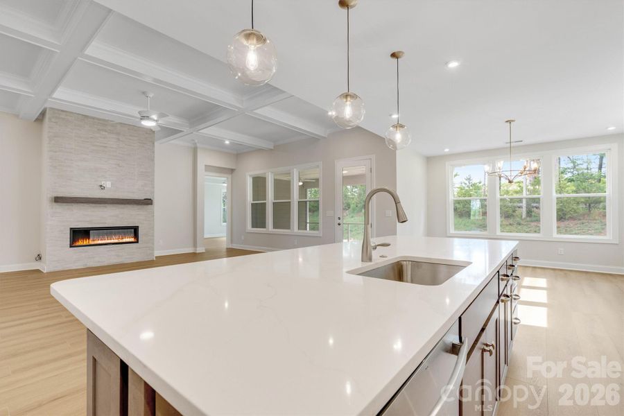 Furnished interior view inside a new home in , Charlotte (Image 11).