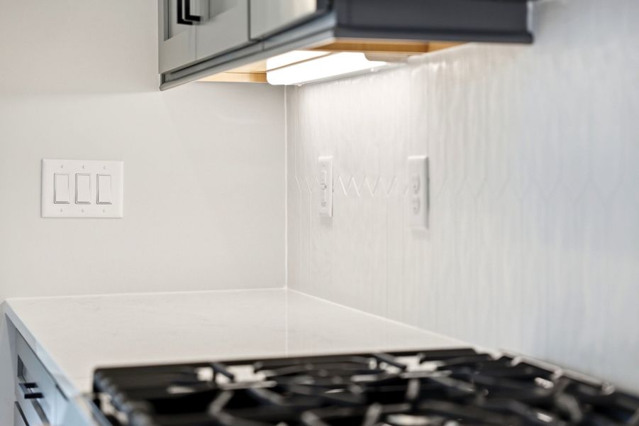 Representative interior finishes for a home built from the The Lofton by RobuckHomes in Downtown Wilmington Collective, Wilmington (Image 73).