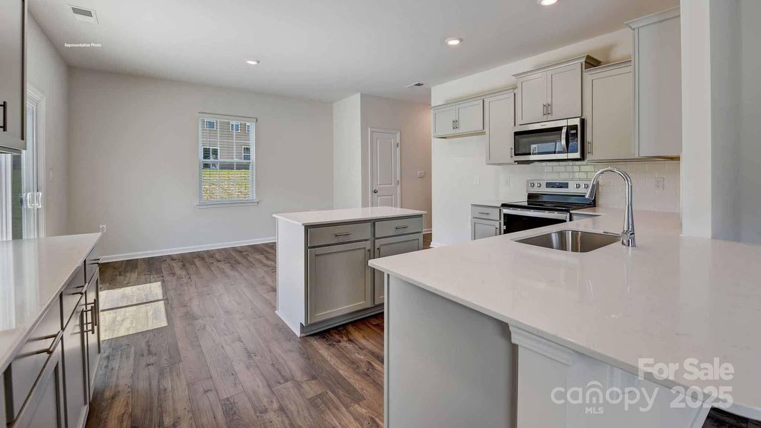Furnished interior view inside a new home in Secrest Commons, Monroe (Image 6).