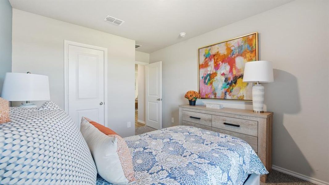 Furnished interior view inside a new home in Hickory Grove, Krum (Image 22). Furnished interior view inside a new home in Hickory Grove, Krum (Image 22).