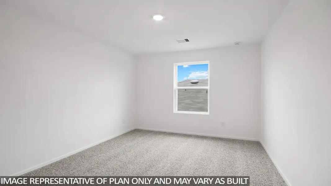 Representative unfurnished interior of a home built from the Callahan by D.R. Horton in The Canopies, Splendora (Image 14).